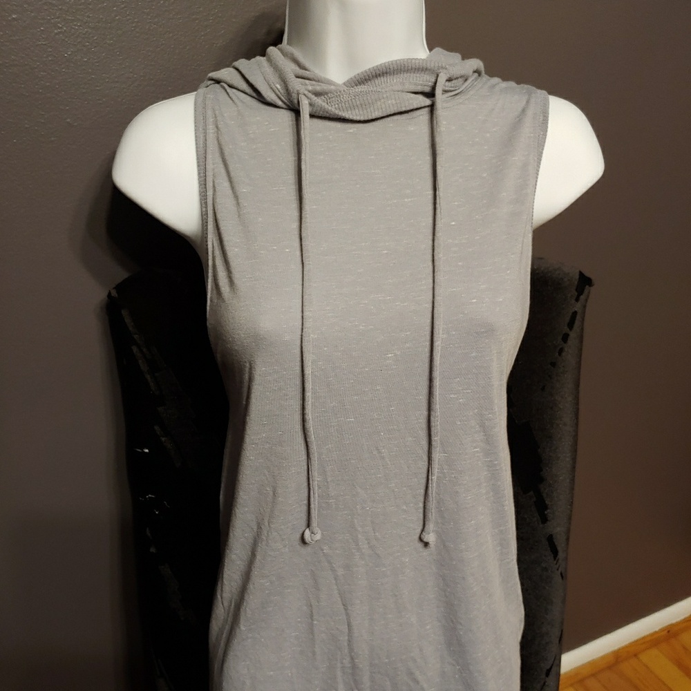 Victoria Sport hooded sleeveless top.